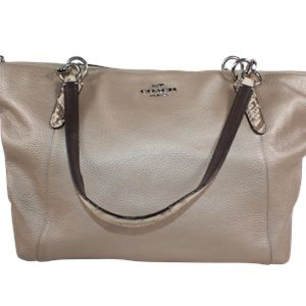 Coach Metallic Ava Tote Shoulder Purse